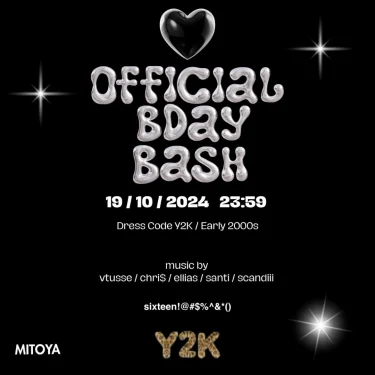 OFFICIALL BDAY BASH