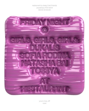 GIRLS, GIRLS, GIRLS