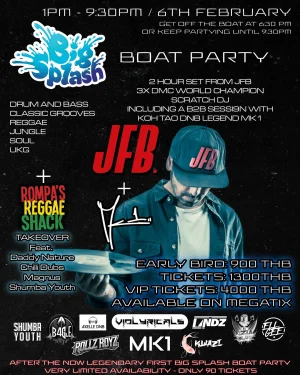 Big Splash Drum and Bass Boat Party Featuring 