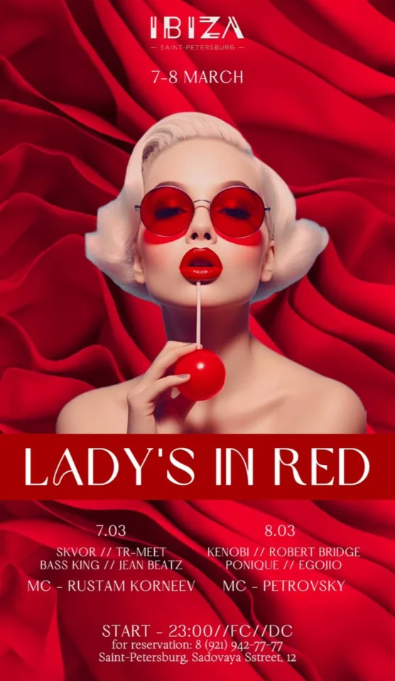 Lady's in Red