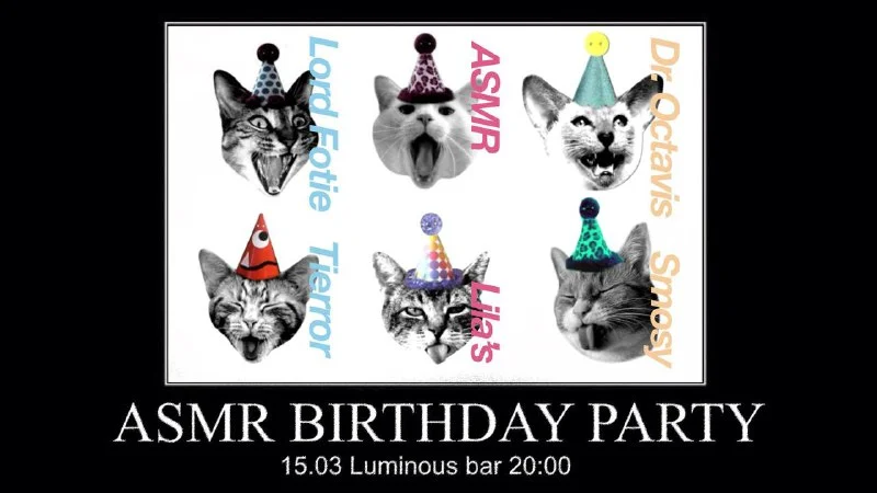  ASMR Birthday Party 