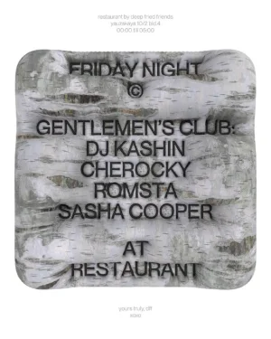 GENTLEMEN’S CLUB