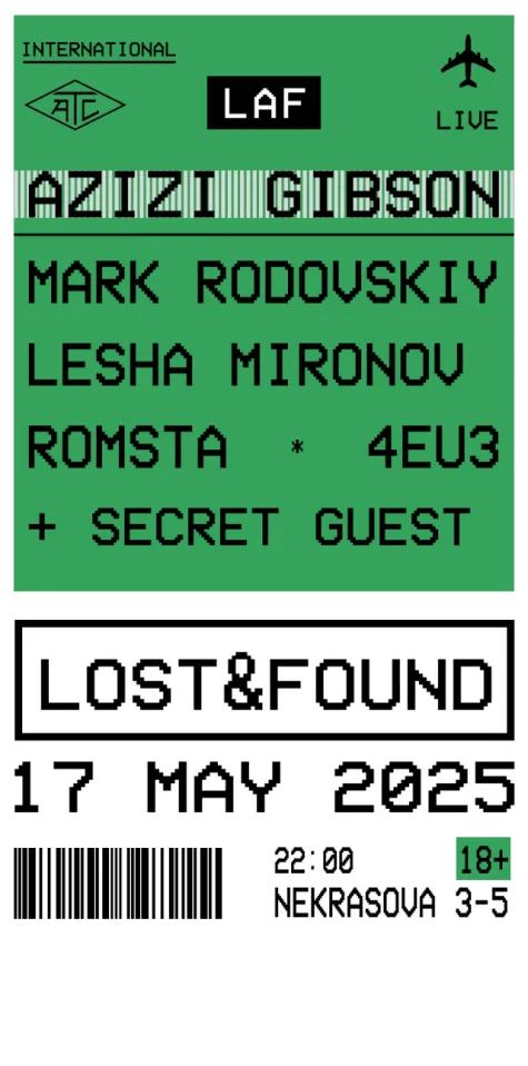 LOST&FOUND x AZIZI GIBSON