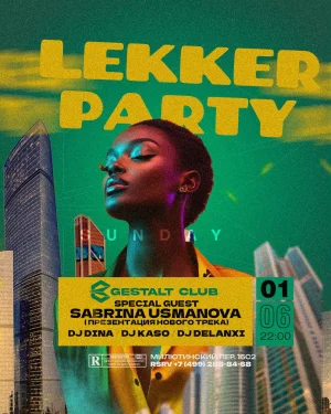 LEKKER PARTY