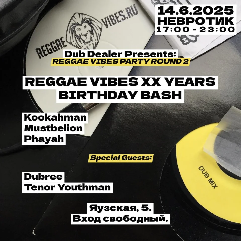Reggae Vibes XX years birthday bash