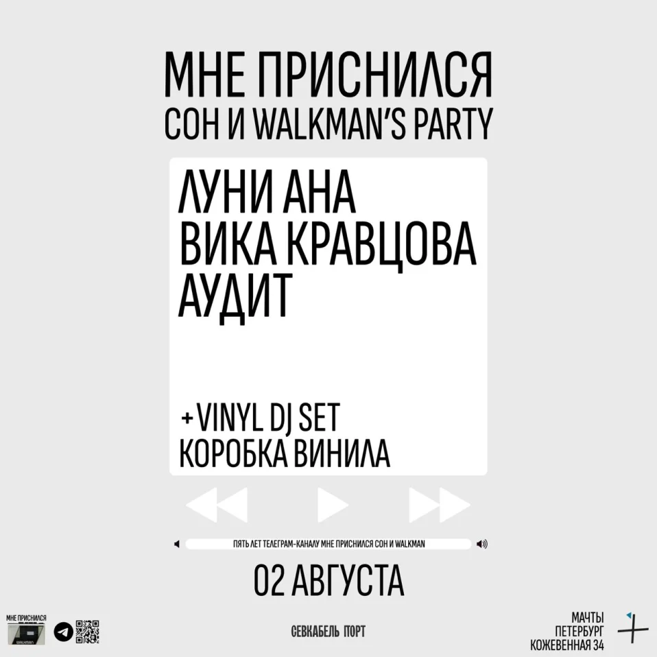 Мне приснился сон и Walkman's Party