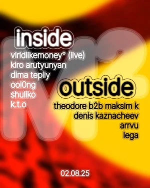outside
