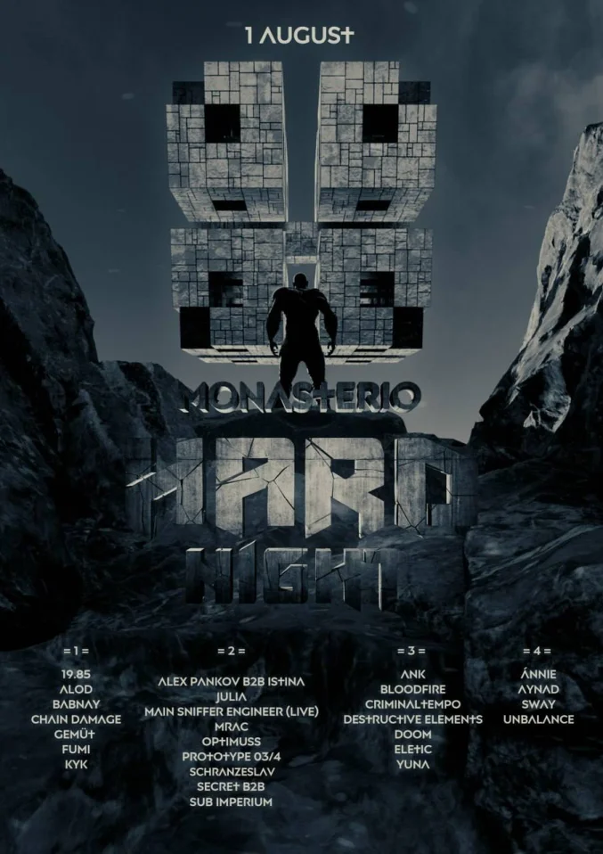 MONASTERIO HARD NIGHT