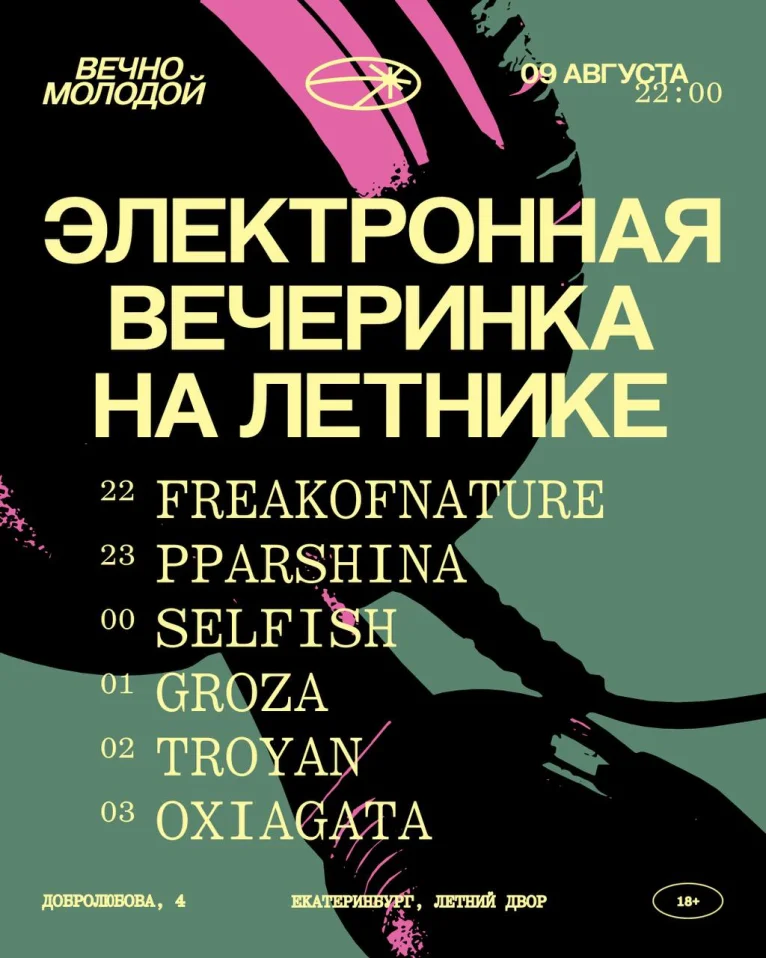 ЭЛЕКТРОННАЯ ВЕЧЕРИНКА НА ЛЕТНИКЕ
