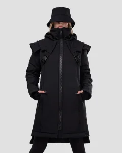 Парка Сёгун / Shogun / черная женская, цвет черный, размер 44