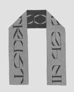 Накидка Ви Траст / We trust / серая, цвет темно-серый с черным