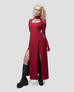 Платье Блад / Blood / бордовое, цвет бордовый, размер 40