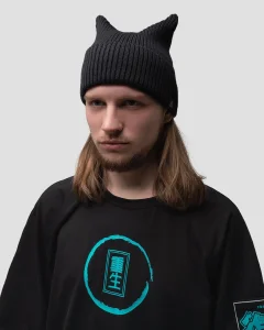 Шапка Де Вилл / De will / черная мужская, цвет черный