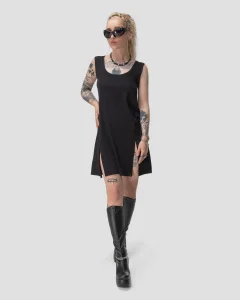 Платье-майка Бэйс / Base / черная женское, цвет черный, размер 48