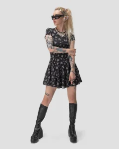 Платье Бэлла / Bella / черное с белым женское, цвет черный с белым, размер 42