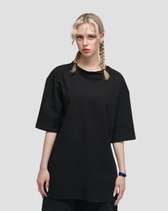 Футболка Айтем / Item / черная женская, цвет черный, размер 46