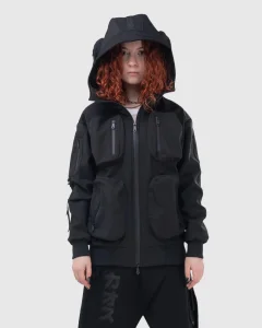 Куртка Гэп / Gap / черная женская, цвет черный, размер 40