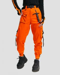 Брюки Джангл / Jungle / оранжевые женские, цвет оранжевый, размер 40