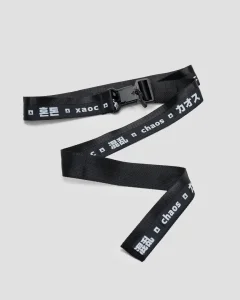 Ремень Хаос / Chaos / черный с белым