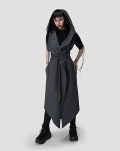 Мантия-жилетка Роуг / Rogue / серая женская, цвет темно-серый, размер 44