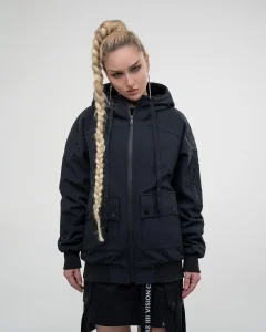 Куртка Комбат / Combat / черная женская, цвет черный, размер 42