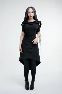 Платье Ритуал / Ritual / черное женское, цвет черный, размер 46