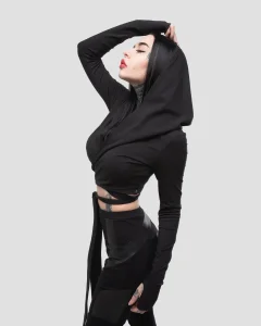 Болеро Ассассин / Assassin / черное женское, цвет черный, размер 44