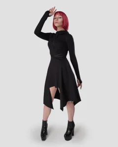 Платье Ассассин / Assassin / черное женское, цвет черный, размер 46