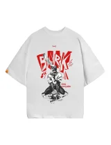 ФУТБОЛКА ШИРОКАЯ | STEEL CHAOS WHT  (ЗАКАЛЕННЫЙ ХАОС, БЕЛЫЙ)