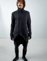 Китель мужской БЛАГОРОДНЫЙ черный - M - Черный