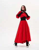 Платье ПРЕПОДОБНАЯ МАТЬ красное - XS/S - Красный