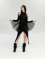 Платье БАЛЕТ черное - M - Черный