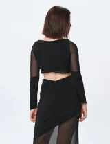 Топ ЭНИ черный - M - Черный