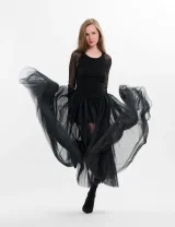 Платье Ла-Ла черное - XS - Черный