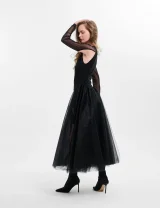 Платье Ла-Ла черное - M - Черный