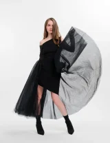 Платье МИСТИЧЕСКИ черное - L - Черный