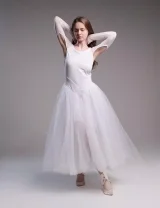 Платье Ла-Ла белое - L - Белый