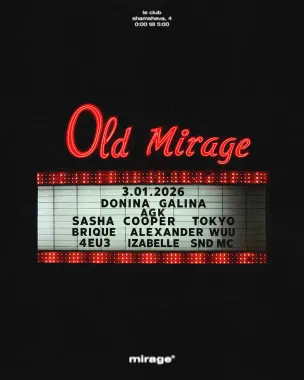 old mirage poster