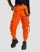 Брюки Джангл / Jungle / оранжевые женские, цвет оранжевый, размер 52