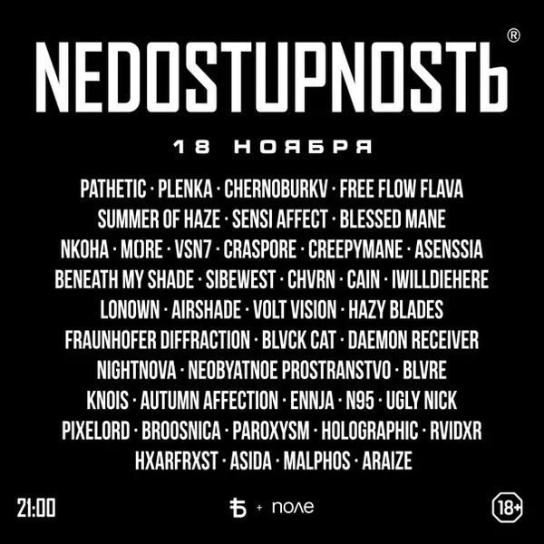 NEDOSTUPNOSTЬ VII