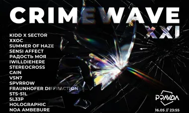 CRIMEWAVE XXI poster