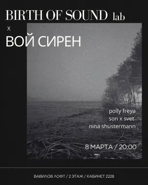 Birth of Sound & ВОЙ СИРЕН poster