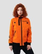 Куртка Прайм / Prime / оранжевая с черным женская, цвет оранжевый с черным, размер 42