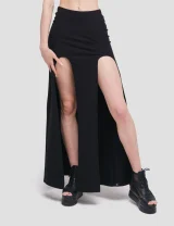 Юбка Фаер / Fire / черная женская, цвет черный, размер 38