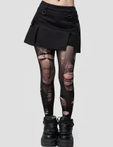 Юбка-шорты Бастет / Bastet / черная женская, цвет черный, размер 48