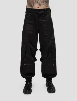 Брюки Сет / Seth / черные мужские, цвет черный, размер 44