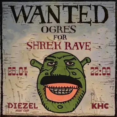 SHREK RAVE poster