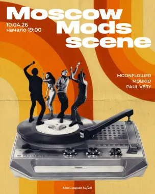 Moscow Mods scene poster