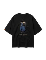 ФУТБОЛКА | FIRE DUO BLC  (ОГНЕННЫЙ ДУЭТ, ЧЁРНЫЙ)