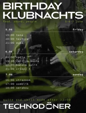 B-DAY KLUBNACHTS